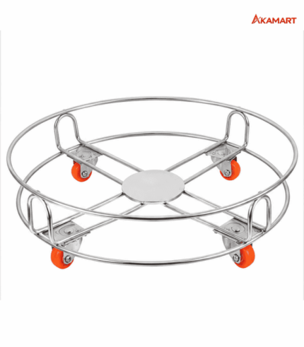 Gas Cylinder trolley with wheels ( Stainless Steel )