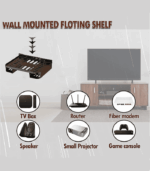 Set top Box Stand | WiFi Router Holder - pack of 2 ( Black ) - Image 3