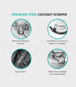 Coconut Scraper Manual Machine for Kitchen | Stainless Steel Coconut - Image 4