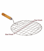 Multi Purpose Roasting Griller Round - Chapati Roti Griller | Phulka Grill | Papad Jali - Image 3