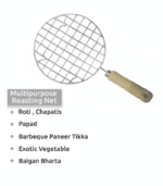 Multi Purpose Roasting Griller Round - Chapati Roti Griller | Phulka Grill | Papad Jali - Image 2